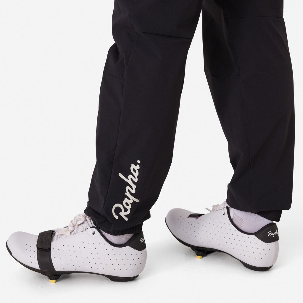 Women's Riding Pants with Pad - Black/White