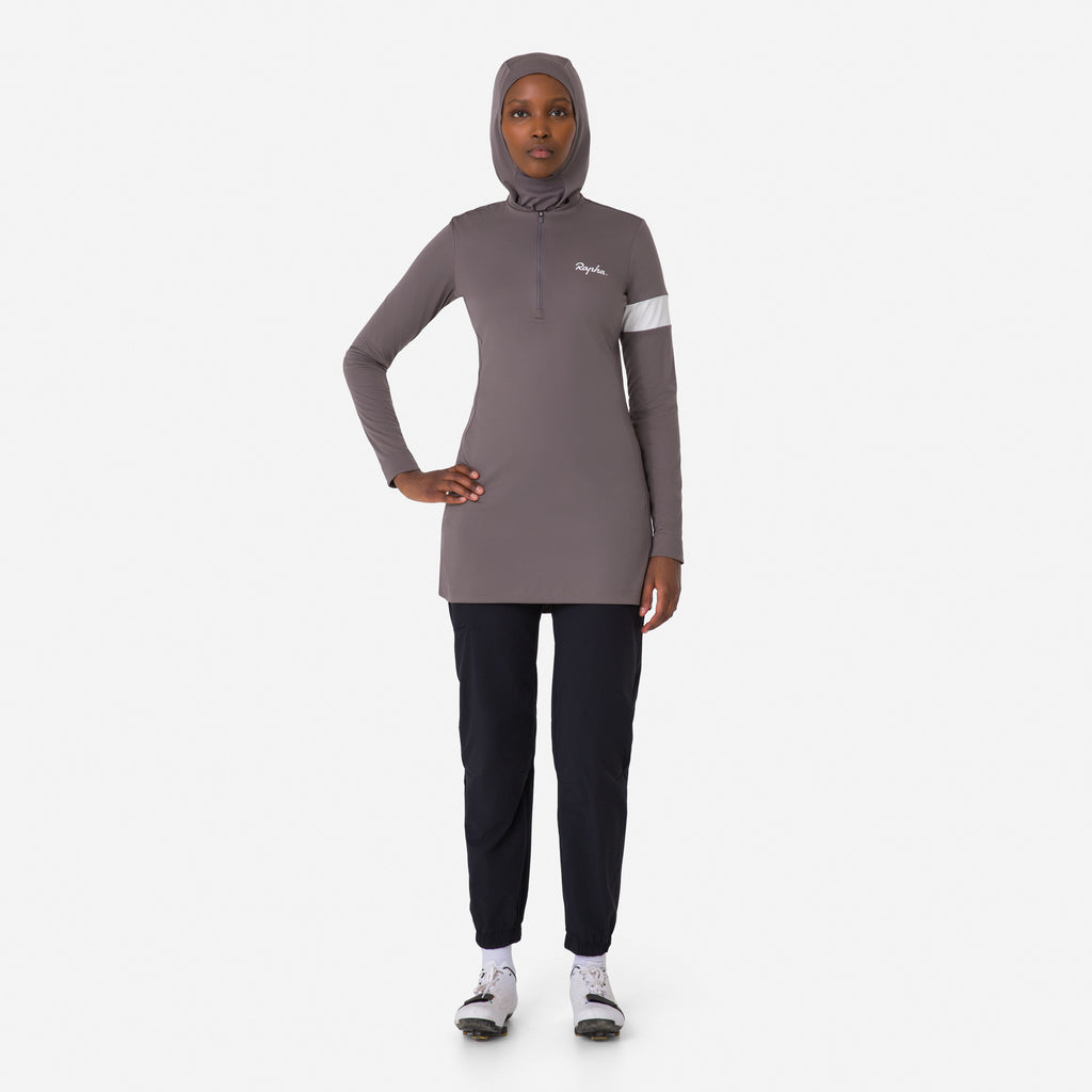 Women's Riding Pants with Pad - Black/White