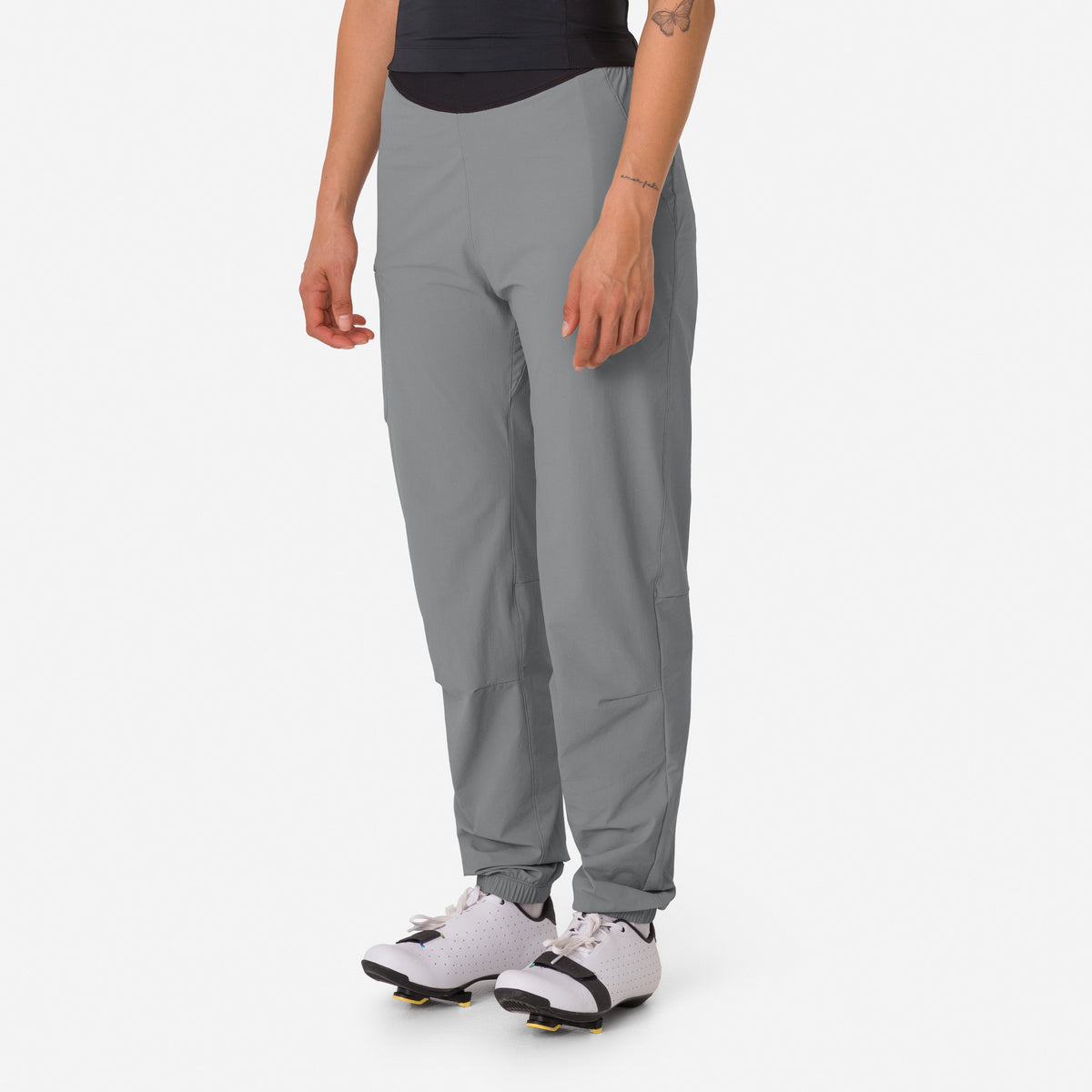 Women's Riding Pants with Pad - Sage Grey / Light Metal Grey