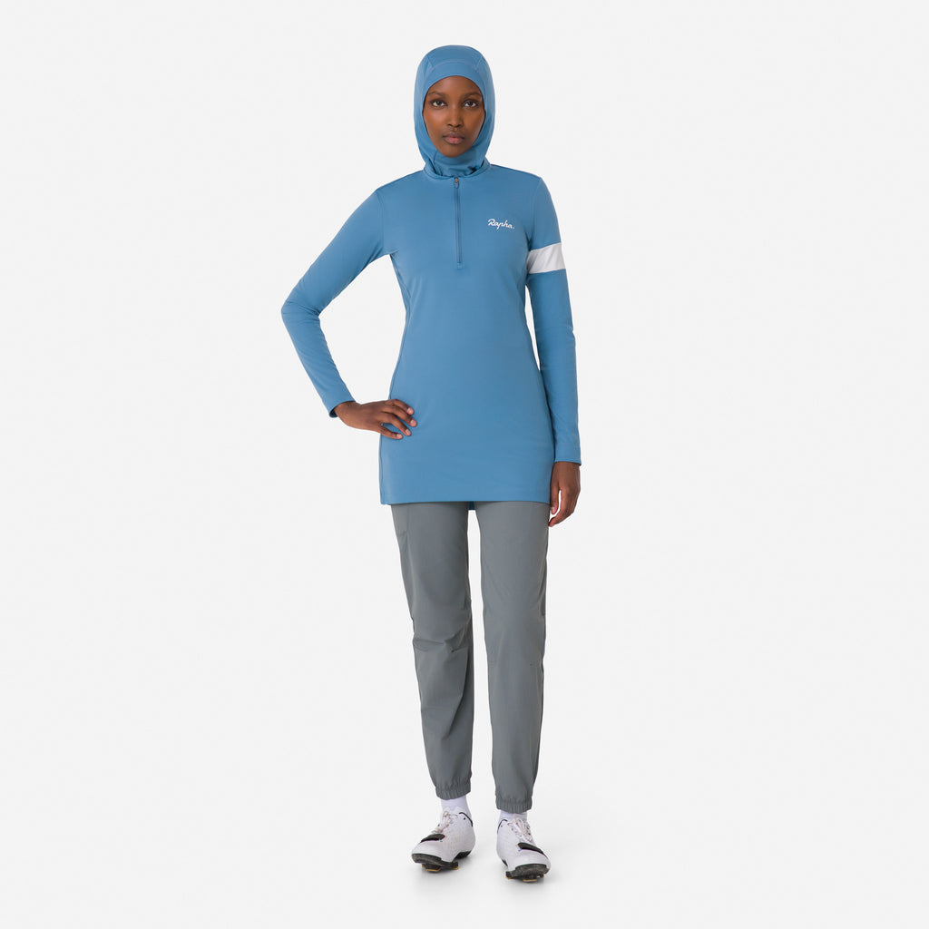 Women's Riding Pants with Pad - Sage Grey / Light Metal Grey