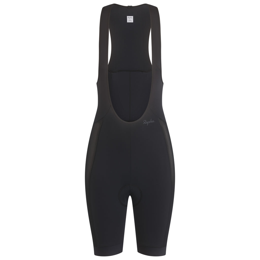 Women's Indoor Training Bib Shorts - Black