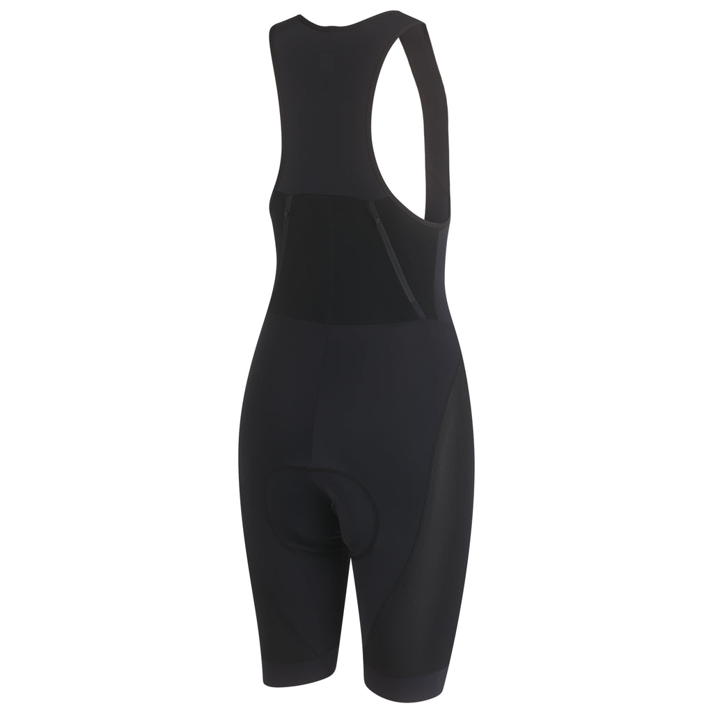 Women's Indoor Training Bib Shorts - Black