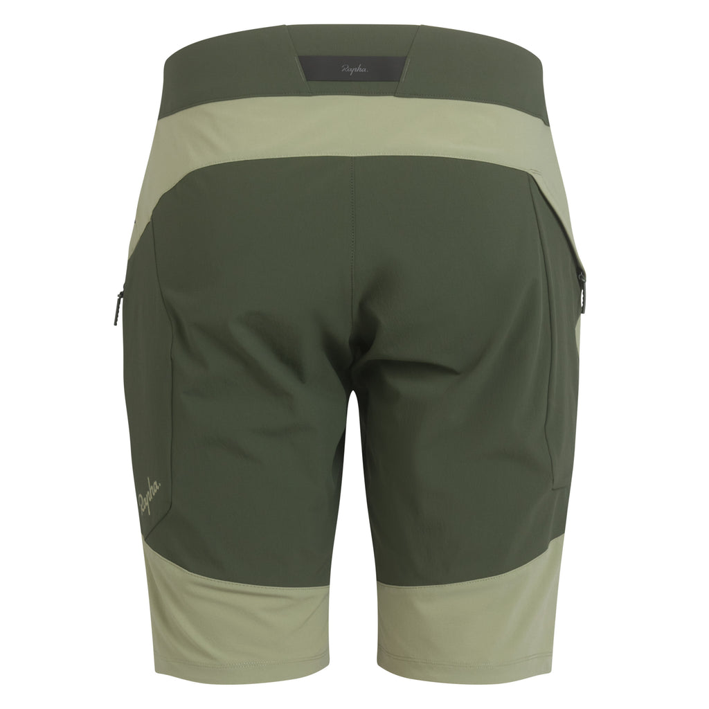 Men's Trail Lightweight Shorts - Olive Green/Deep Olive Green