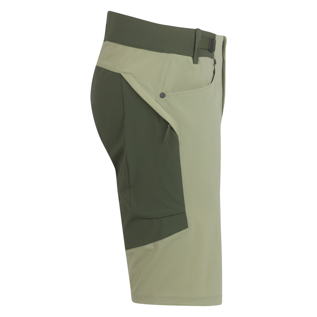 Men's Trail Lightweight Shorts - Olive Green/Deep Olive Green