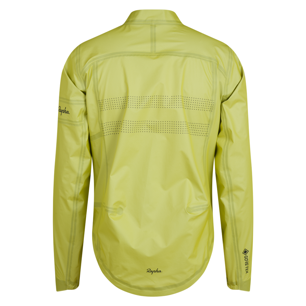Men's Brevet Gore-Tex Rain Jacket - Chartreuse/Black
