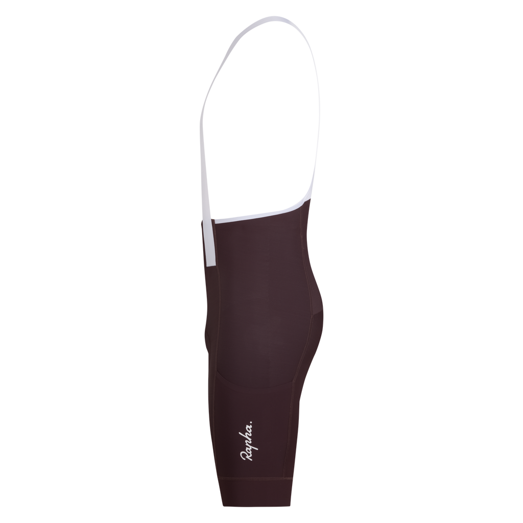Men's Brevet Element Cargo Bib Shorts - Chocolate/White