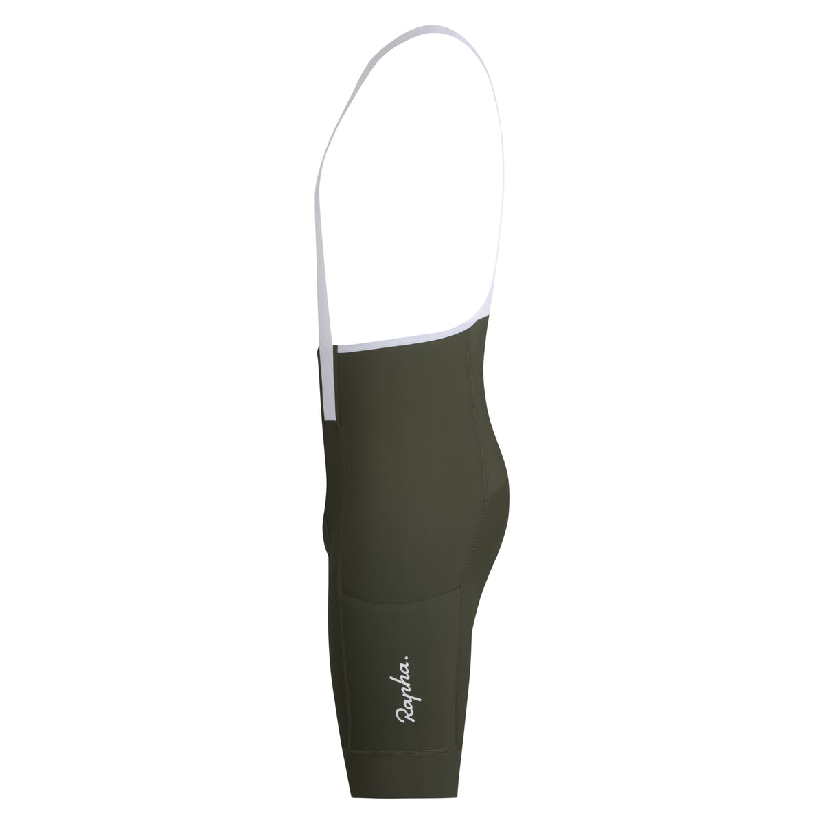 Men's Brevet Element Cargo Bib Shorts - Dark Green/White