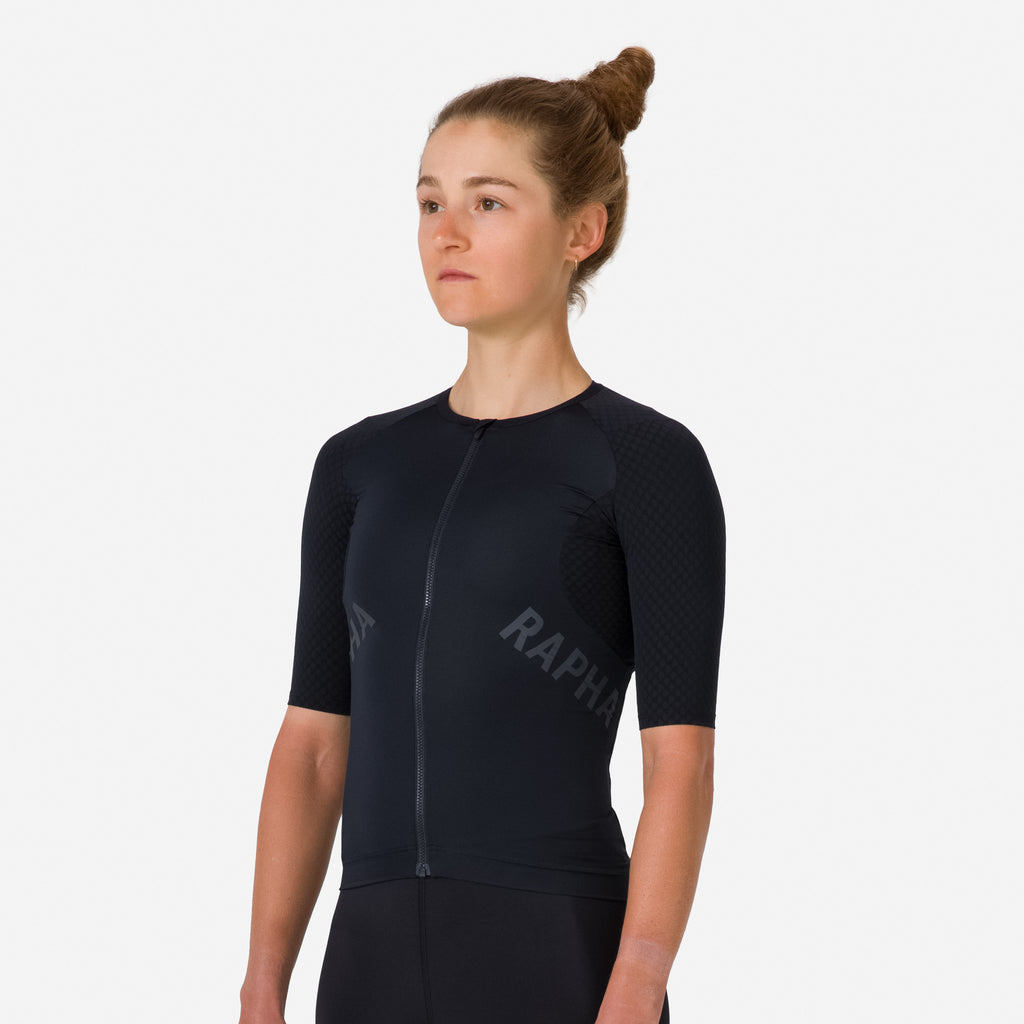 Women's Pro Team Aero Jersey - Black/Grey