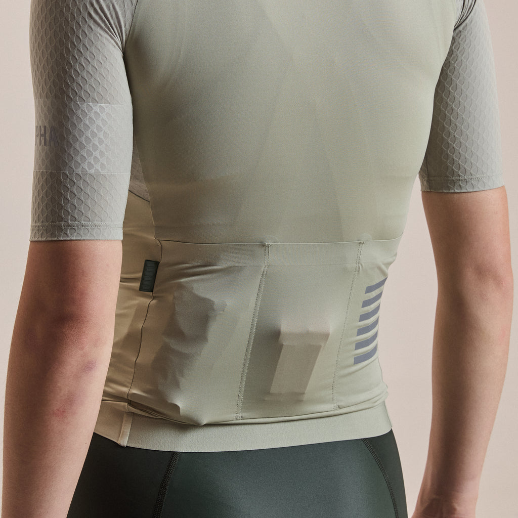 Women's Pro Team Aero Jersey IV - Seagrass/Silver Reflective