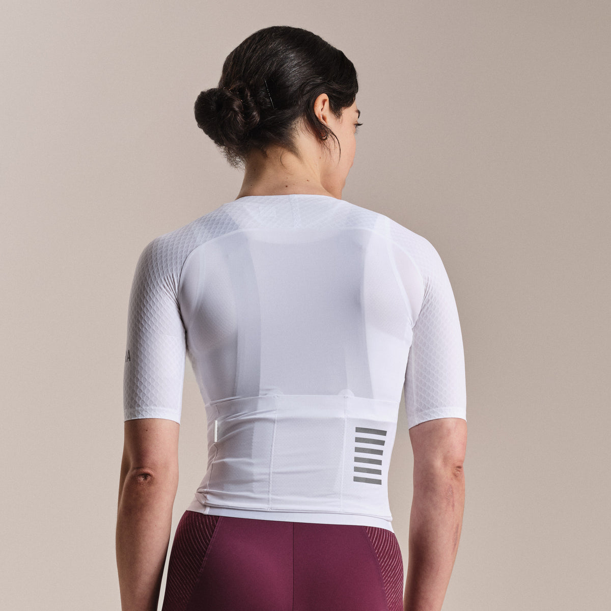 Women's Pro Team Aero Jersey IV - White/White