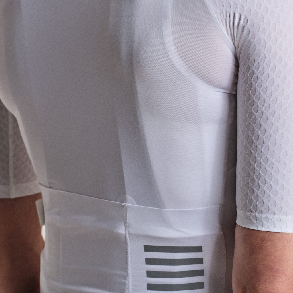 Women's Pro Team Aero Jersey IV - White/White
