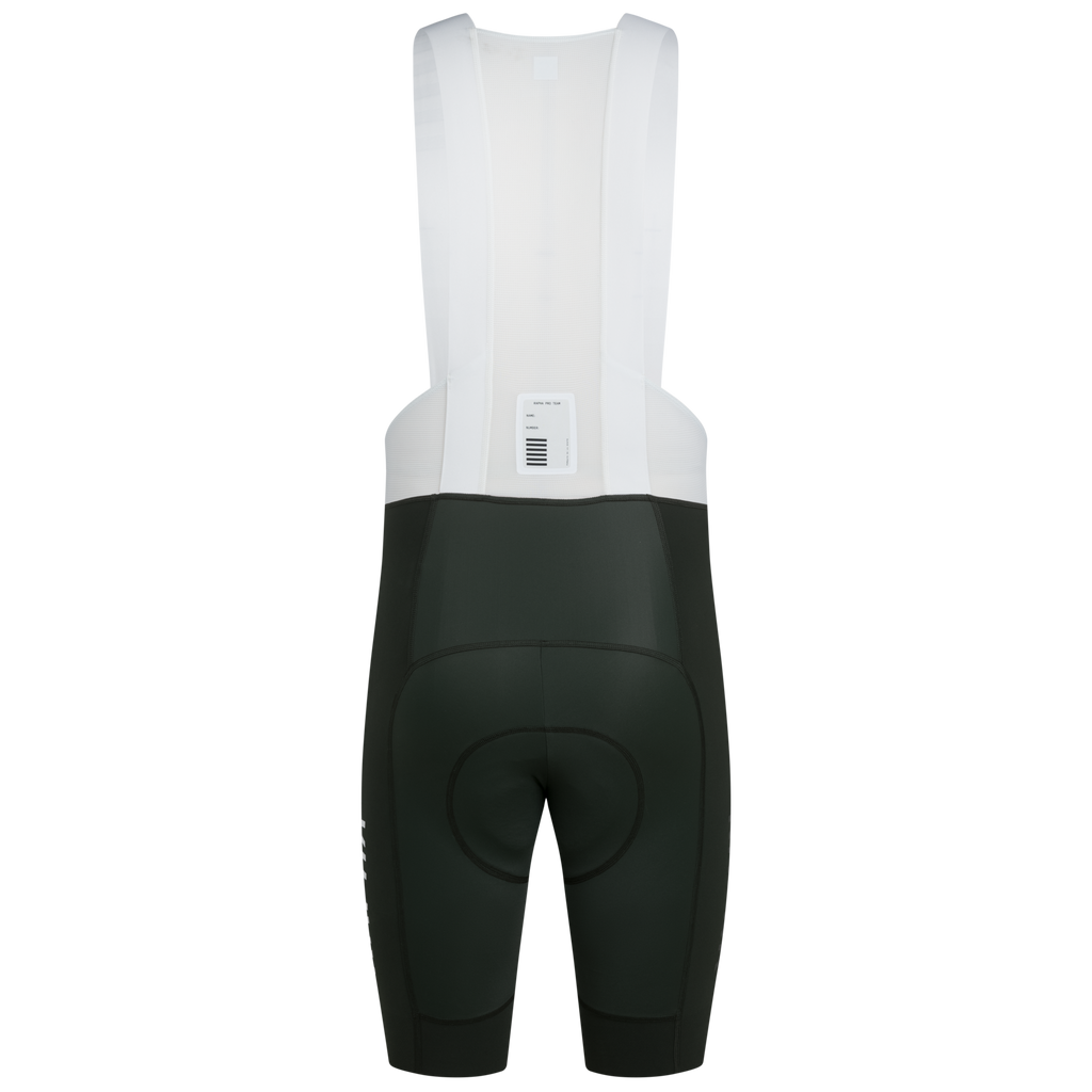 Men's Pro Team Bib Shorts III - Regular - Bottle Green/White