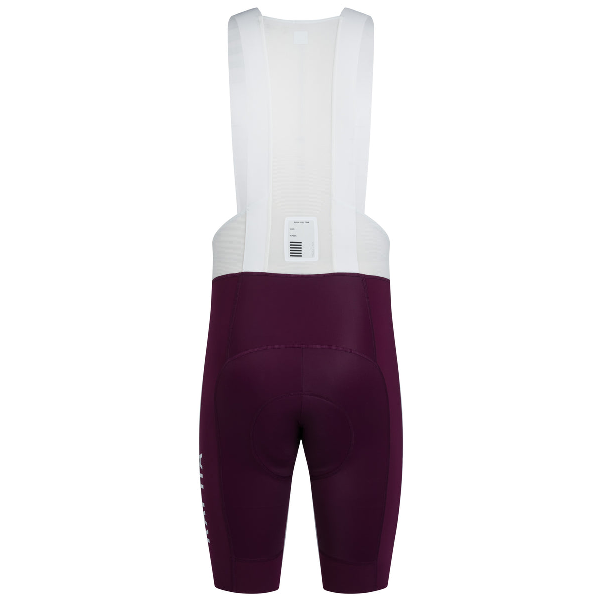 Men's Pro Team Bib Shorts III - Regular - Plum/White