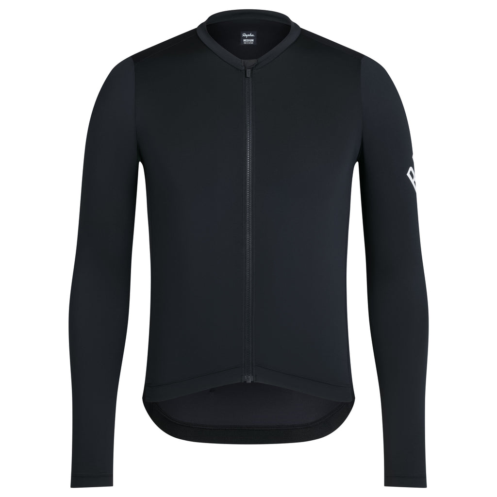 Men's Pro Team Long Sleeve Lightweight Jersey - True Black