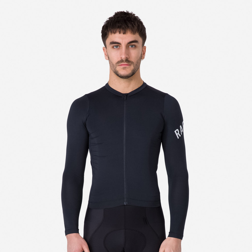 Men's Pro Team Long Sleeve Lightweight Jersey - True Black