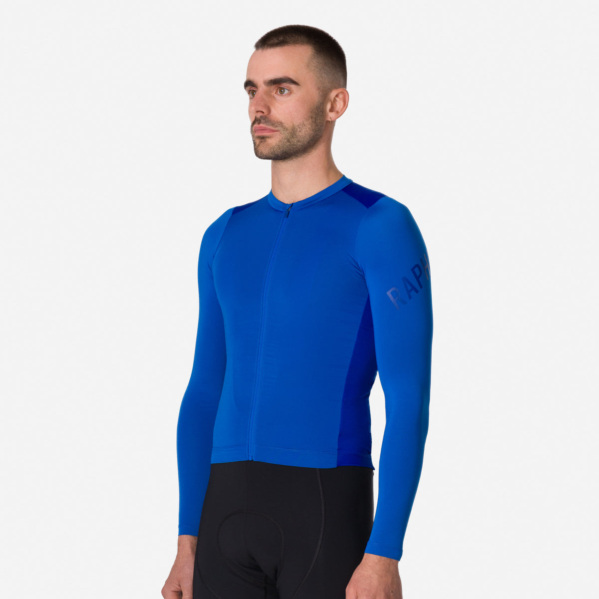 Men's Pro Team Long Sleeve Lightweight Jersey - Light Blue/Blue