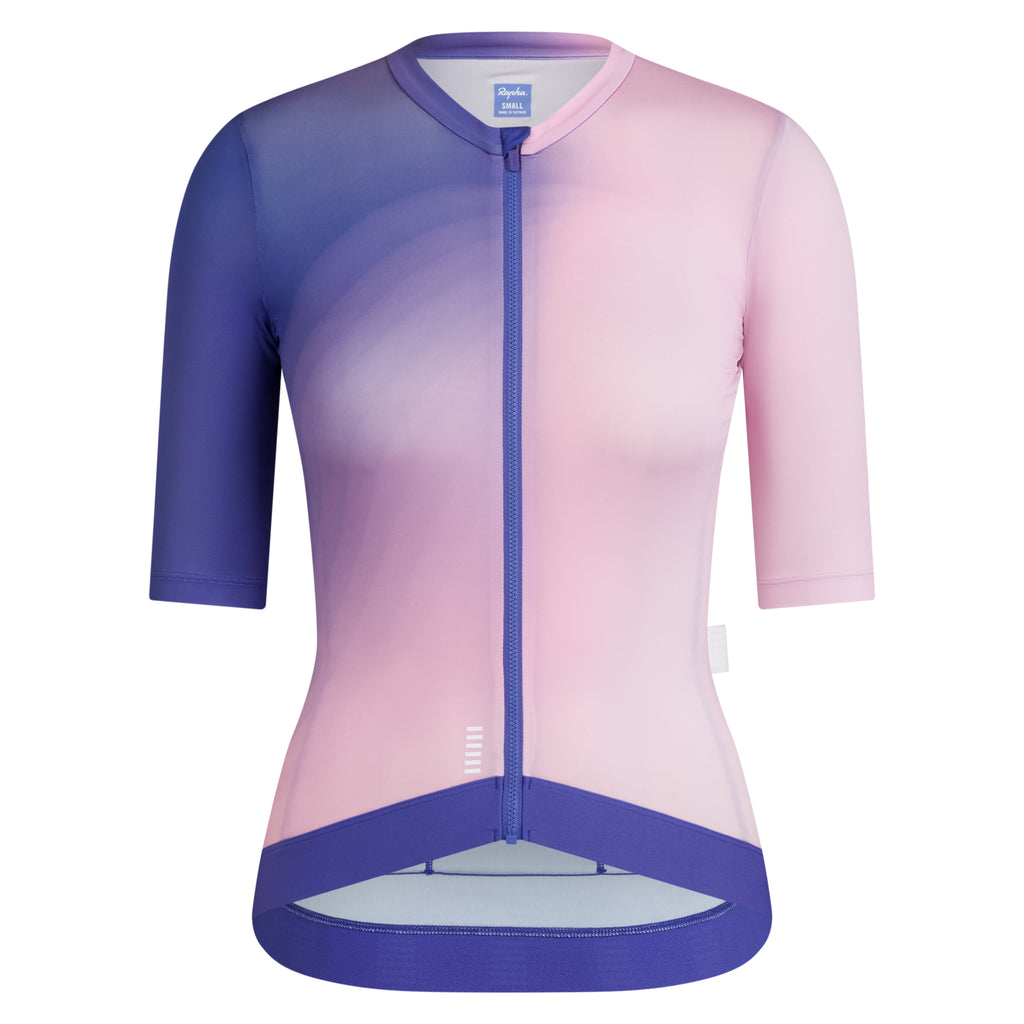 Women's Pro Team Training Jersey III - Surface Print - Blue