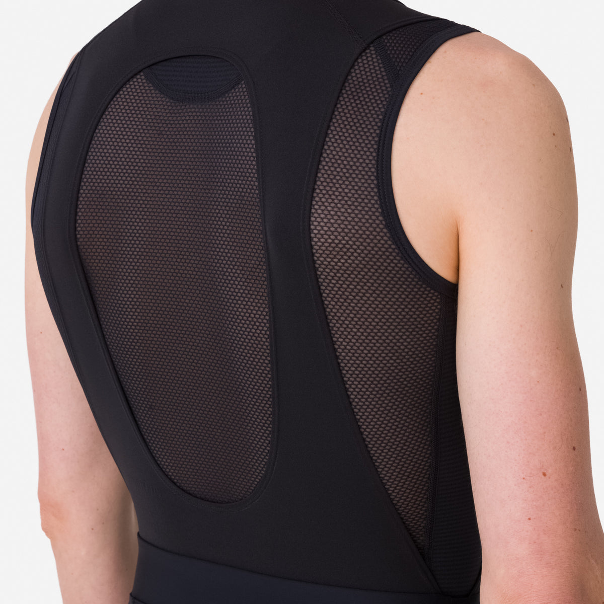 Men's Lightweight Base Layer - Sleeveless - Black/Black