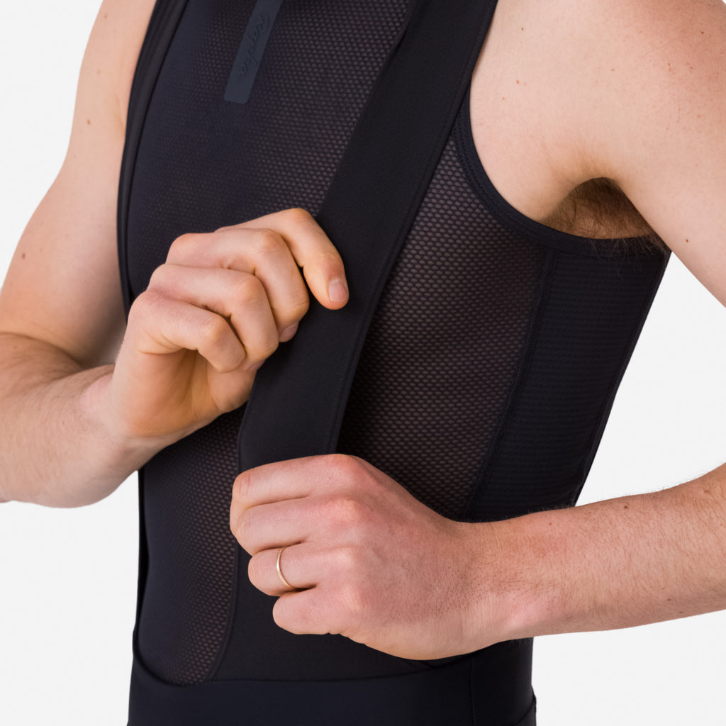 Men's Lightweight Base Layer - Sleeveless - Black/Black