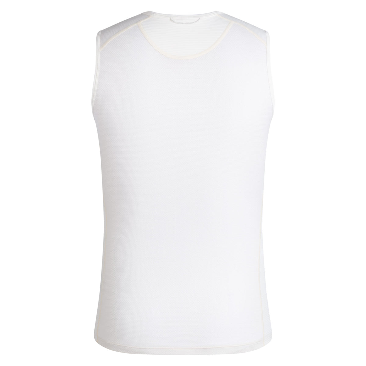 Men's Lightweight Base Layer - Sleeveless - White/White