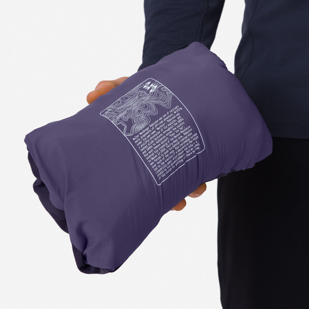 Men's Explore Insulated Gilet - Navy Purple/Grey Purple