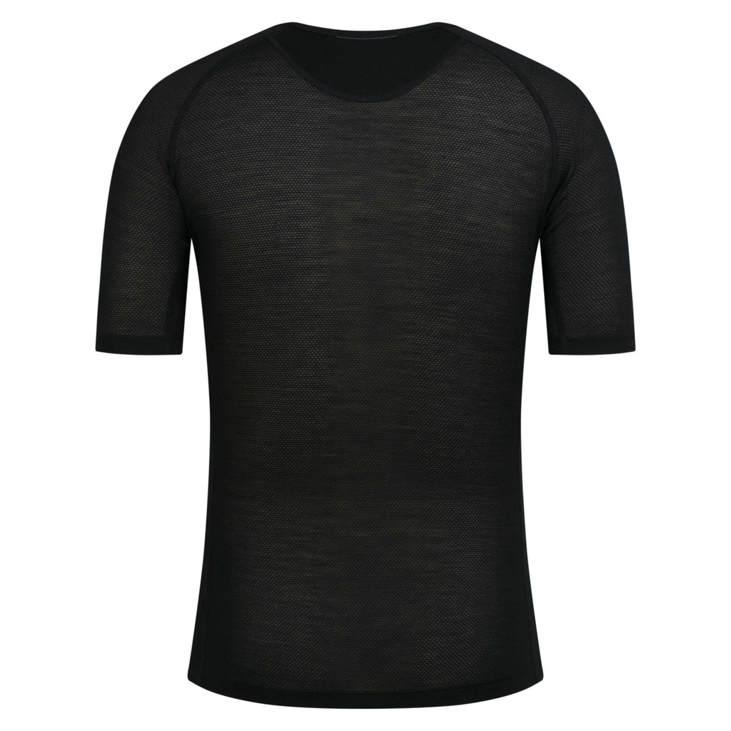 Men's Merino Lightweight Base Layer - Short Sleeve - Black/Black