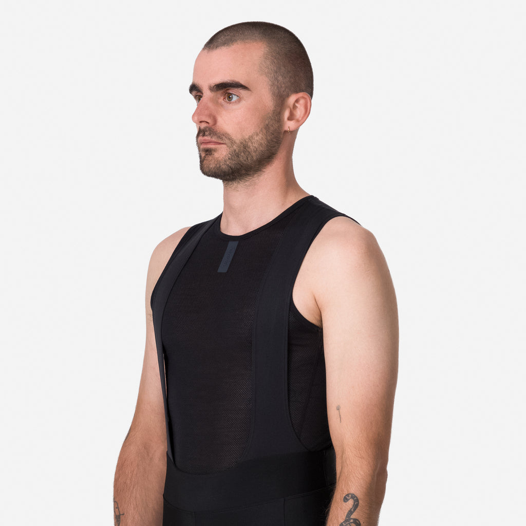 Men's Merino Lightweight Base Layer - Sleeveless - Black/Black