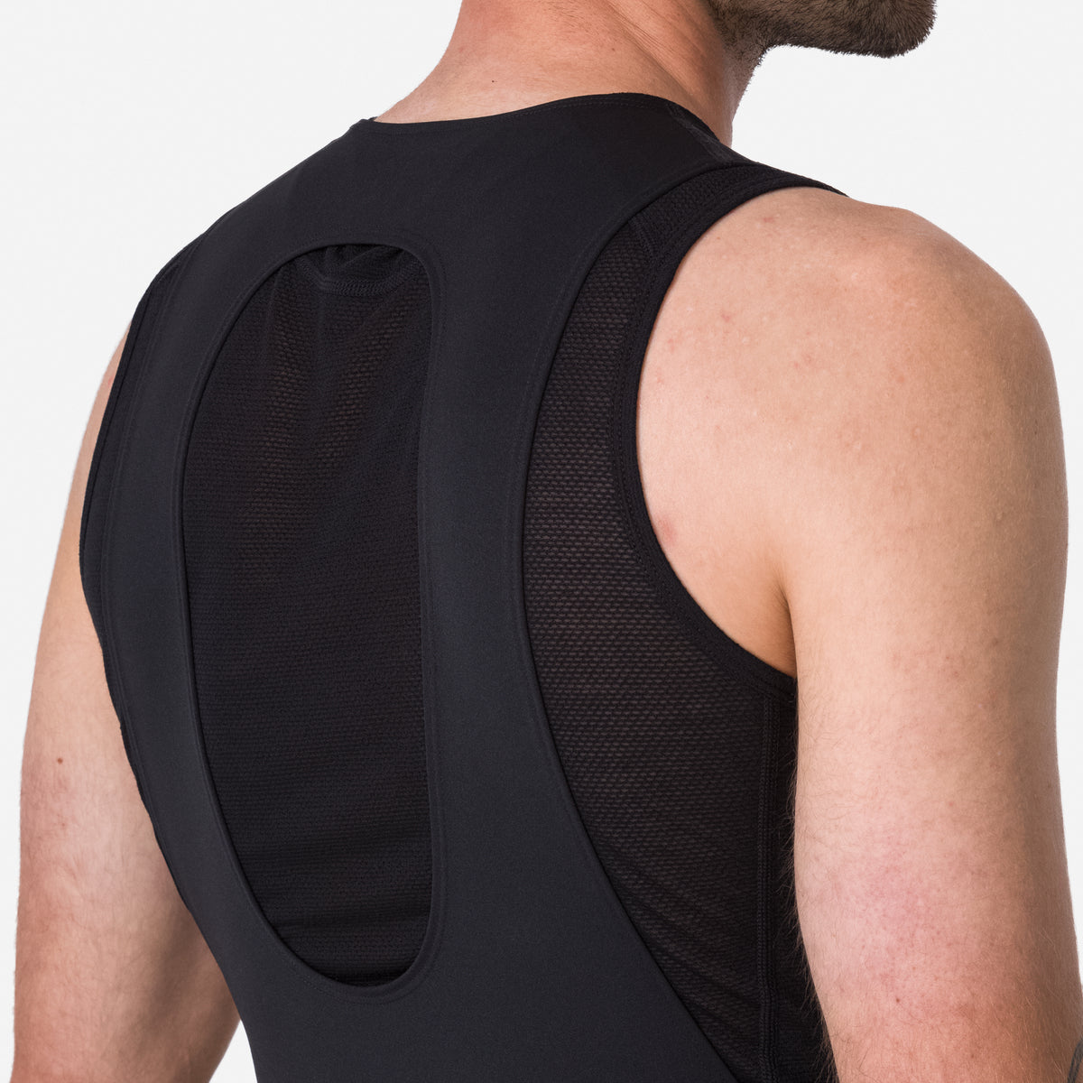 Men's Merino Lightweight Base Layer - Sleeveless - Black/Black