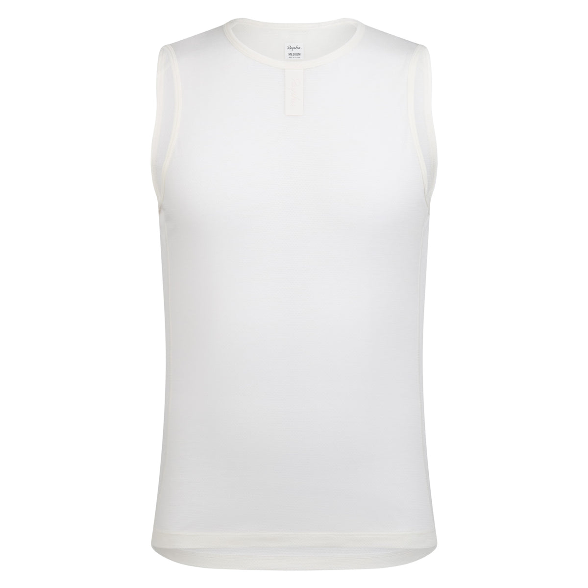 Men's Merino Lightweight Base Layer - Sleeveless - Cream/White