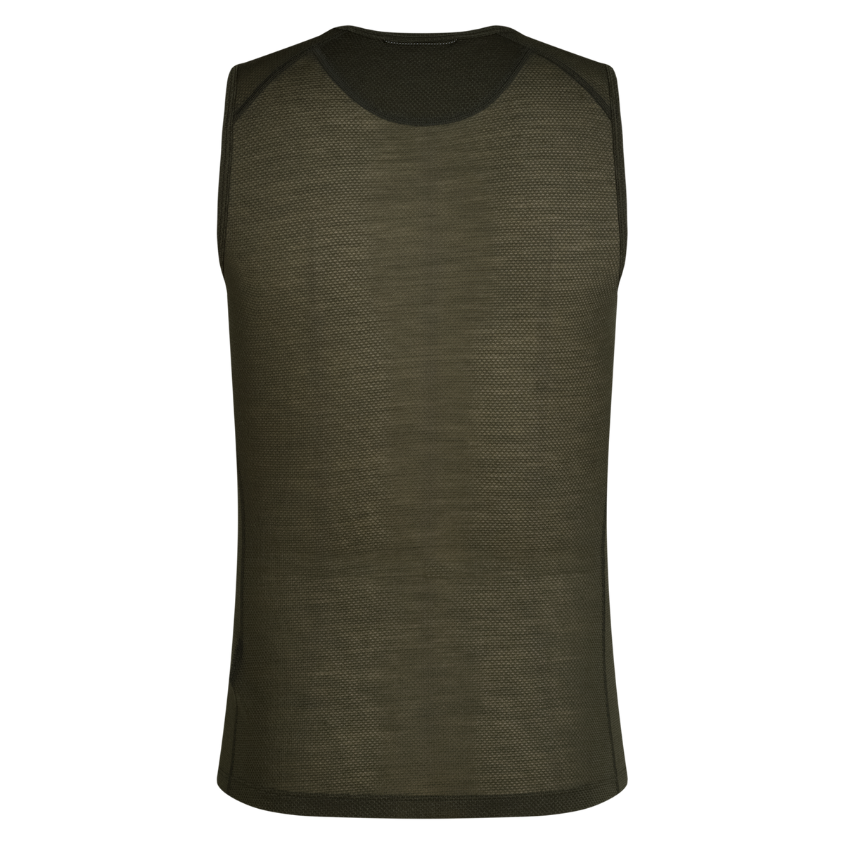 Men's Merino Lightweight Base Layer - Sleeveless - Dark Green/Dark Green