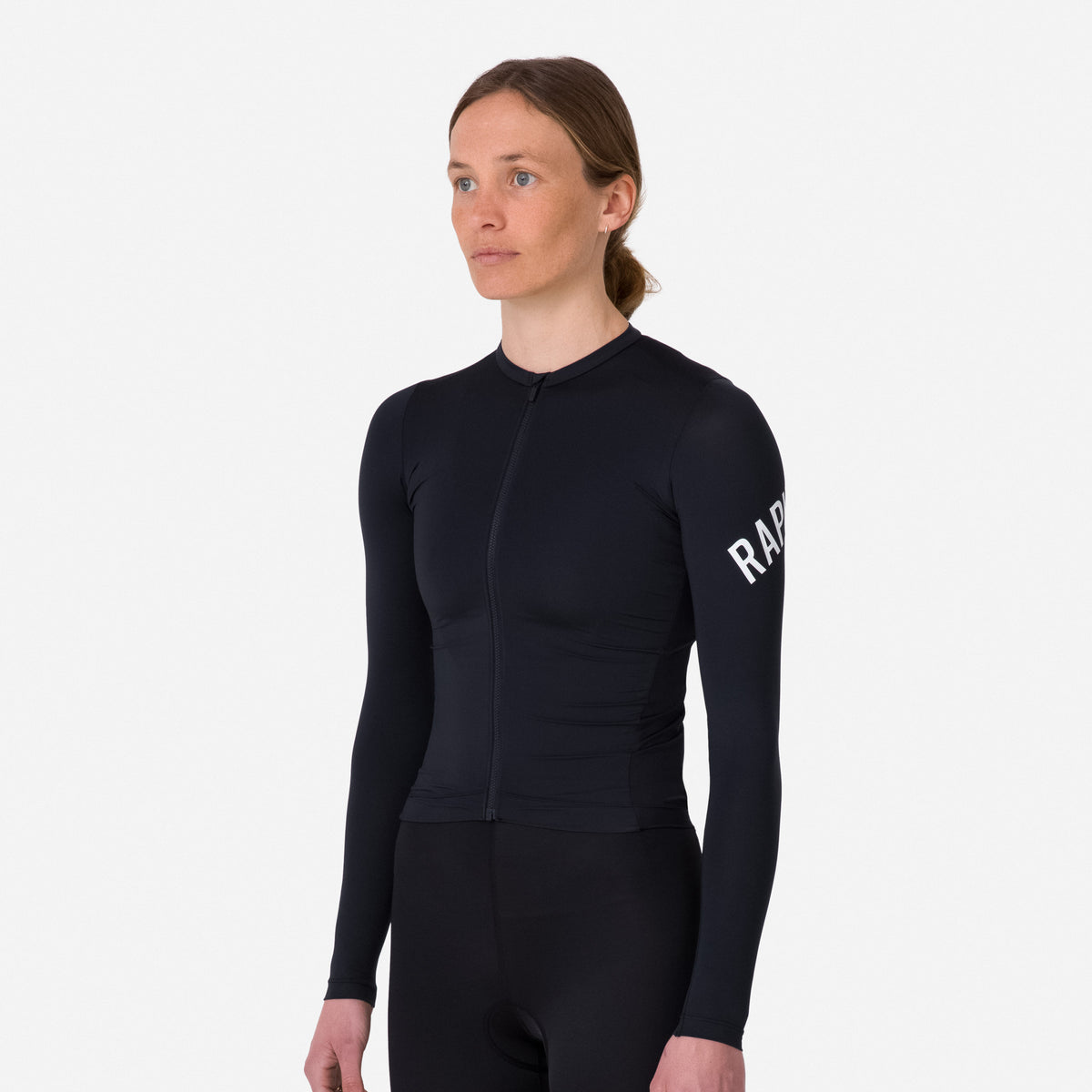 Women's Pro Team Long Sleeve Lightweight Jersey - Black/Graphite