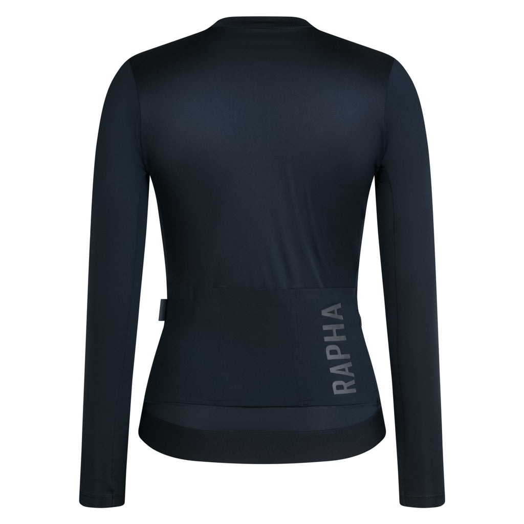 Women's Pro Team LS Lightweight Jersey III - Carbon/Dark Grey