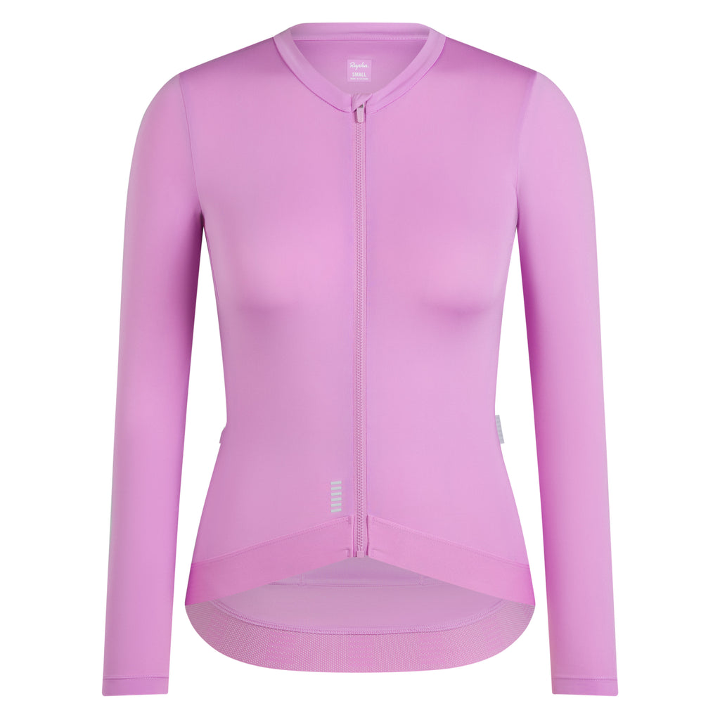 Women's Pro Team LS Lightweight Jersey III - Quartz/Silver