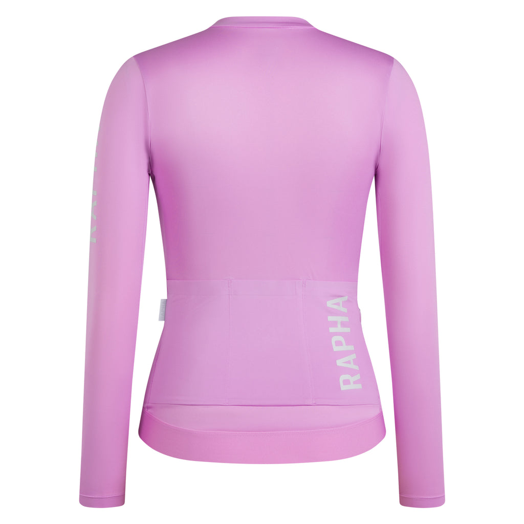 Women's Pro Team LS Lightweight Jersey III - Quartz/Silver