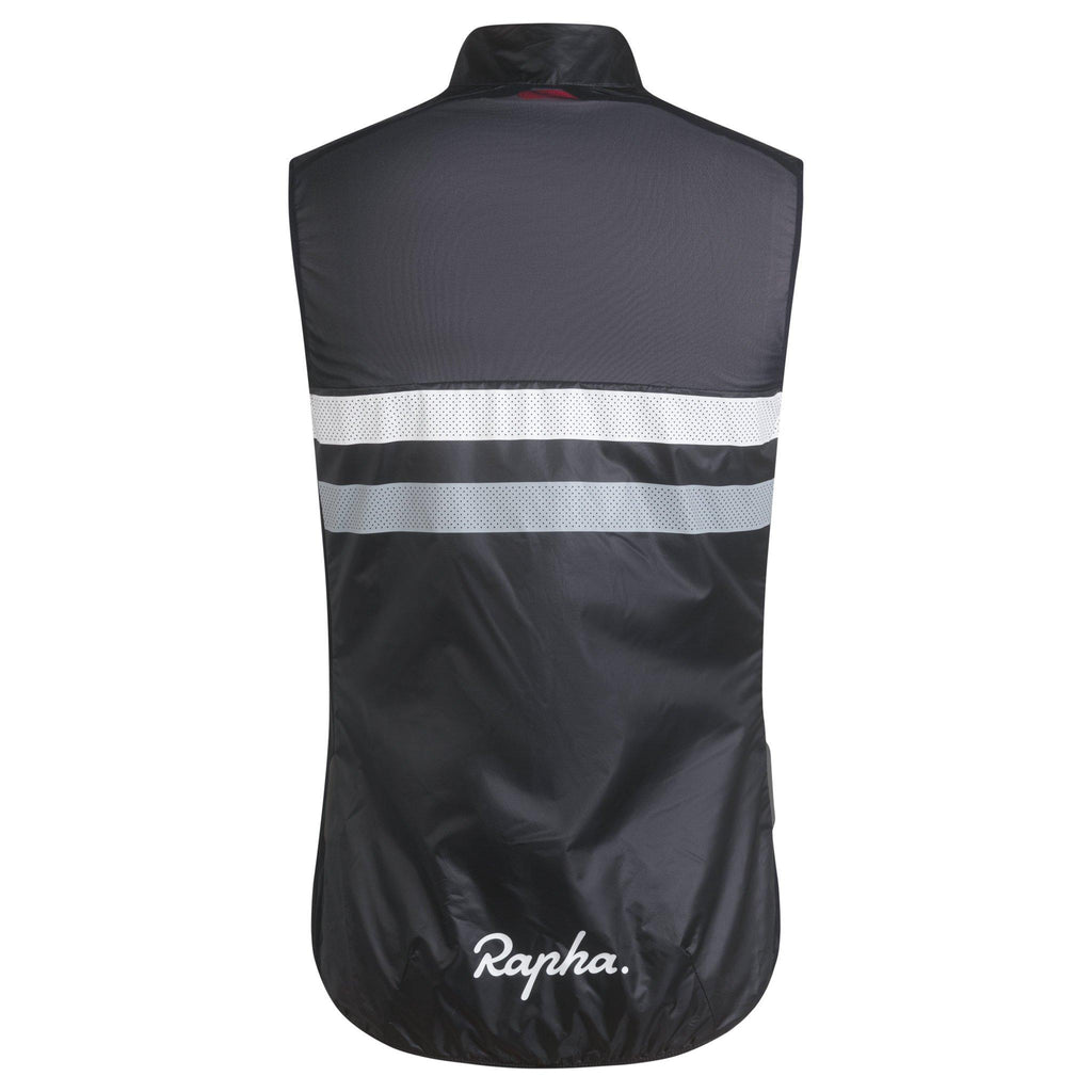 Men's Brevet Gilet - Black/Light Grey/White