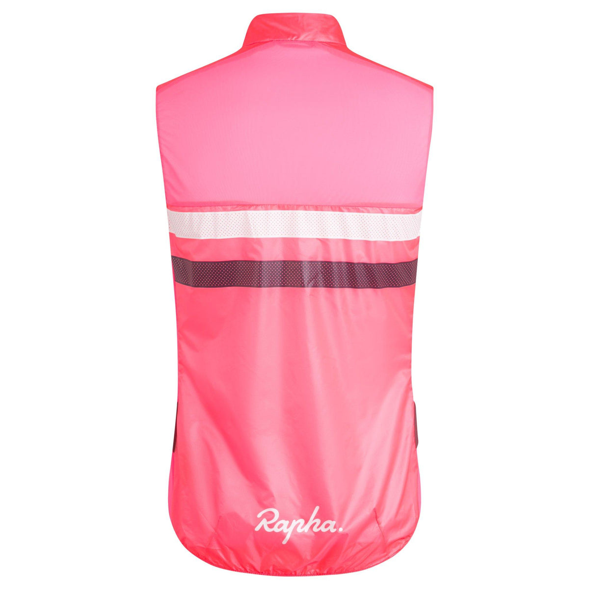 Men's Brevet Gilet - High-Vis Pink/Dark Navy/White
