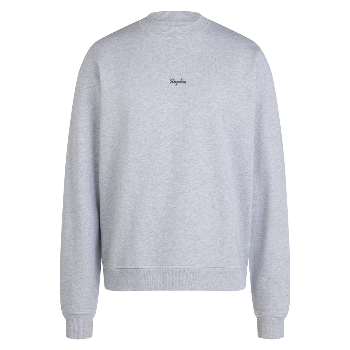 Men's Cotton Sweatshirt - Light Grey Marl / Grey