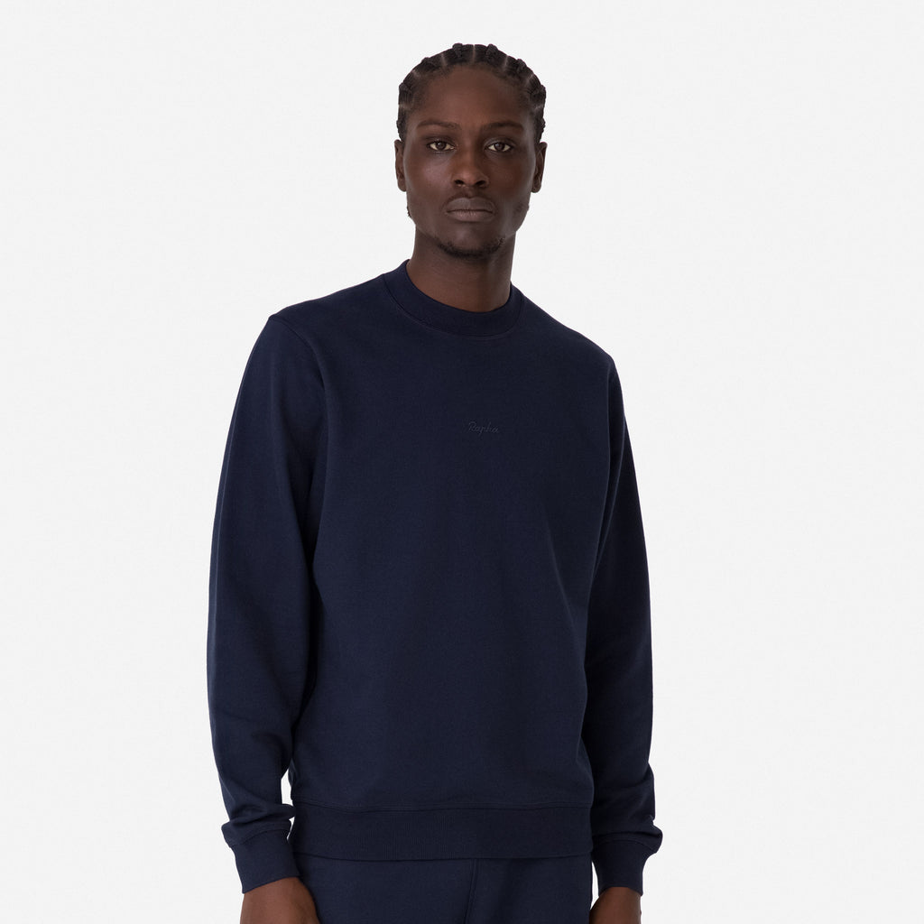 Men's Cotton Sweatshirt - Dark Navy/Navy