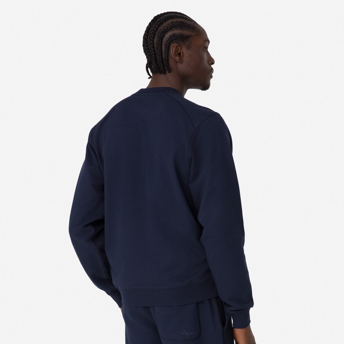 Men's Cotton Sweatshirt - Dark Navy/Navy