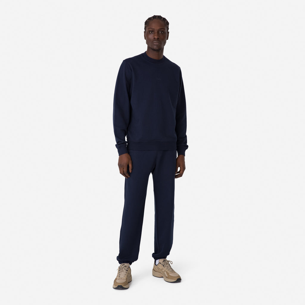 Men's Cotton Sweatshirt - Dark Navy/Navy