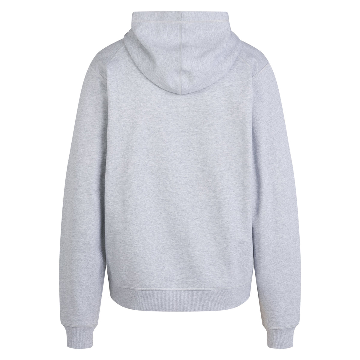 Men's Cotton Hoodie - Light Grey/Black