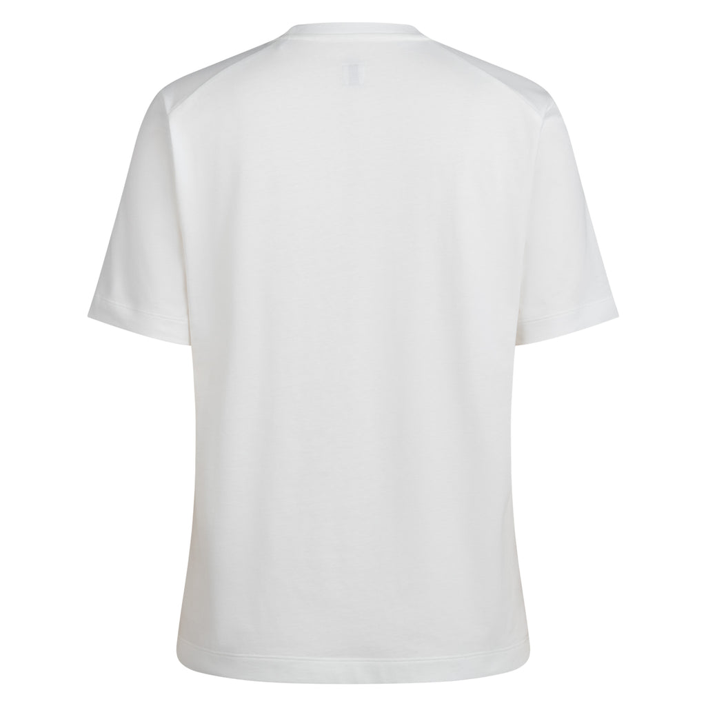 Women's Cotton T-Shirt - White/Light Grey