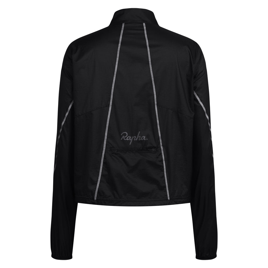 Women's Brevet Element Wind Jacket - Black/Grey