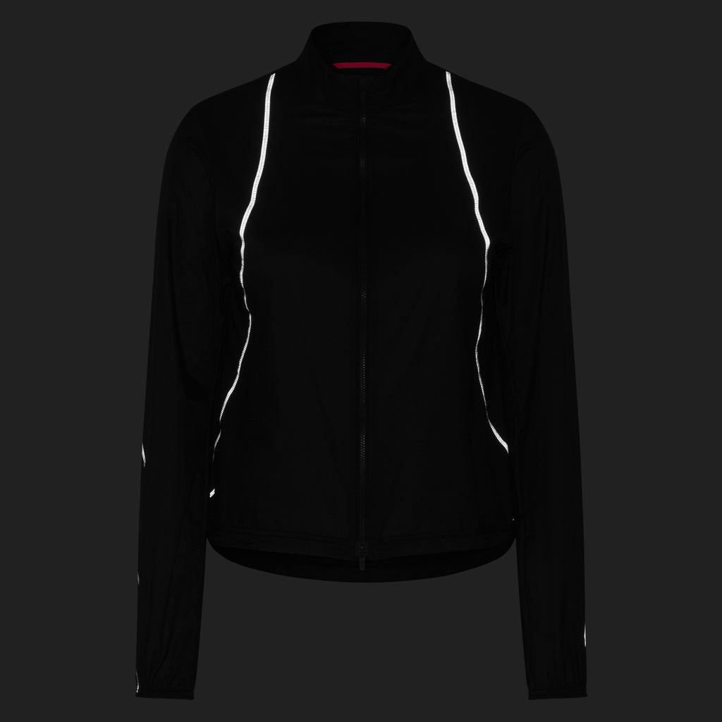 Women's Brevet Element Wind Jacket - Black/Grey