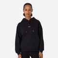 Women's Cotton Hoodie - Black/White
