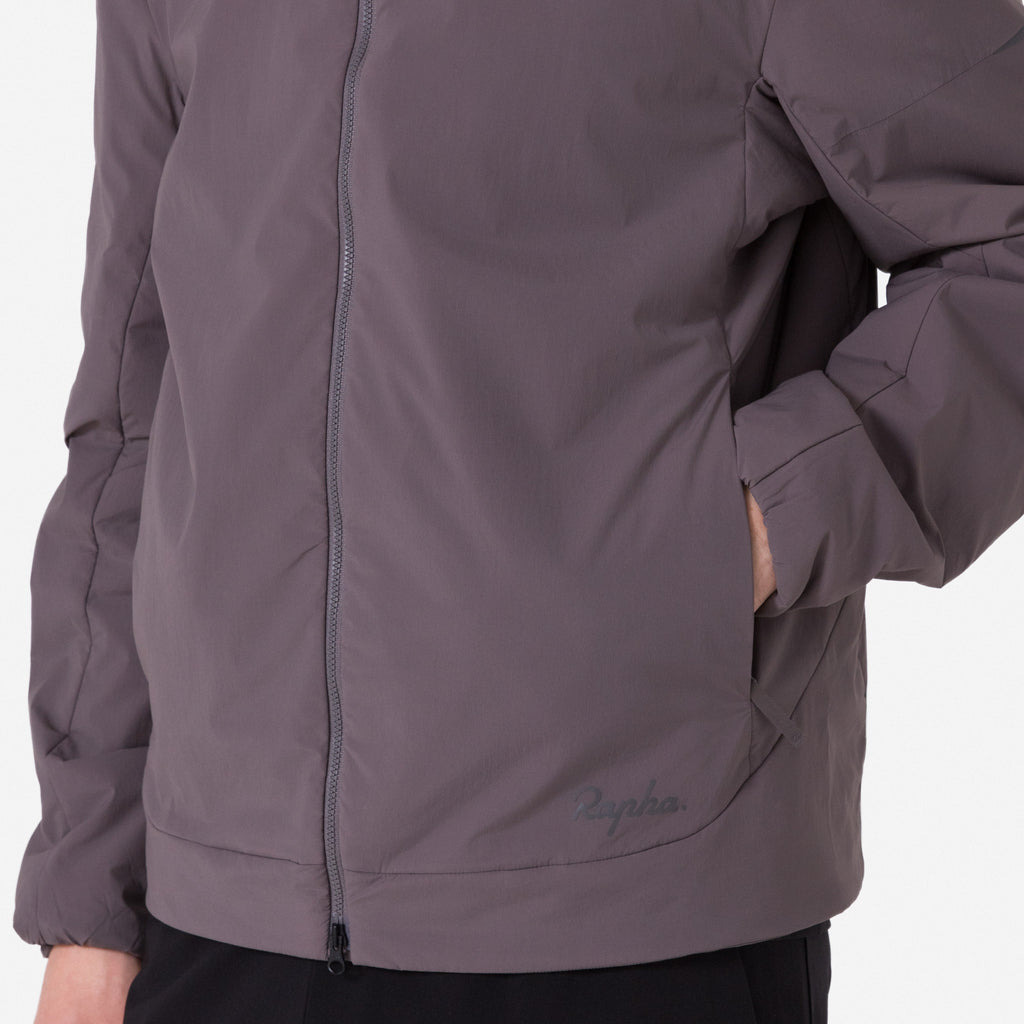Men's Insulated Jacket - Mushroom / Grey