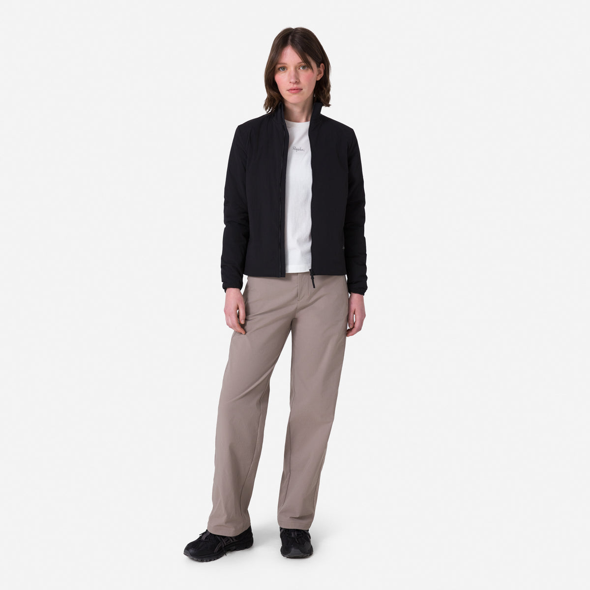 Women's Insulated Jacket - Black/Grey