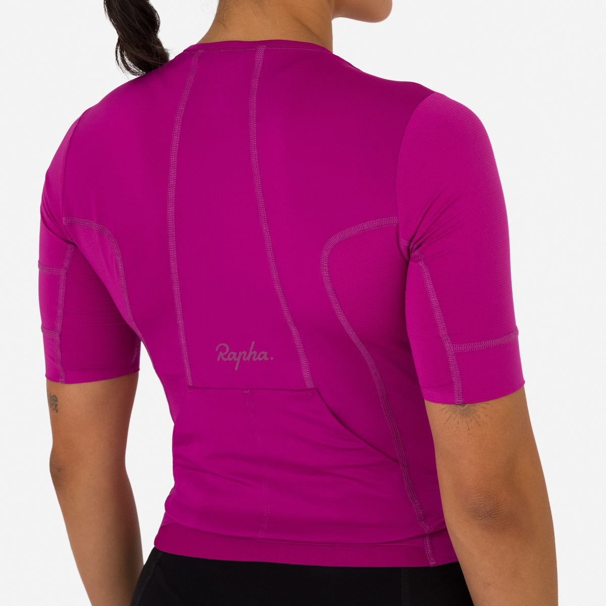 Women's Cropped Cargo Top - Berry/Mauve