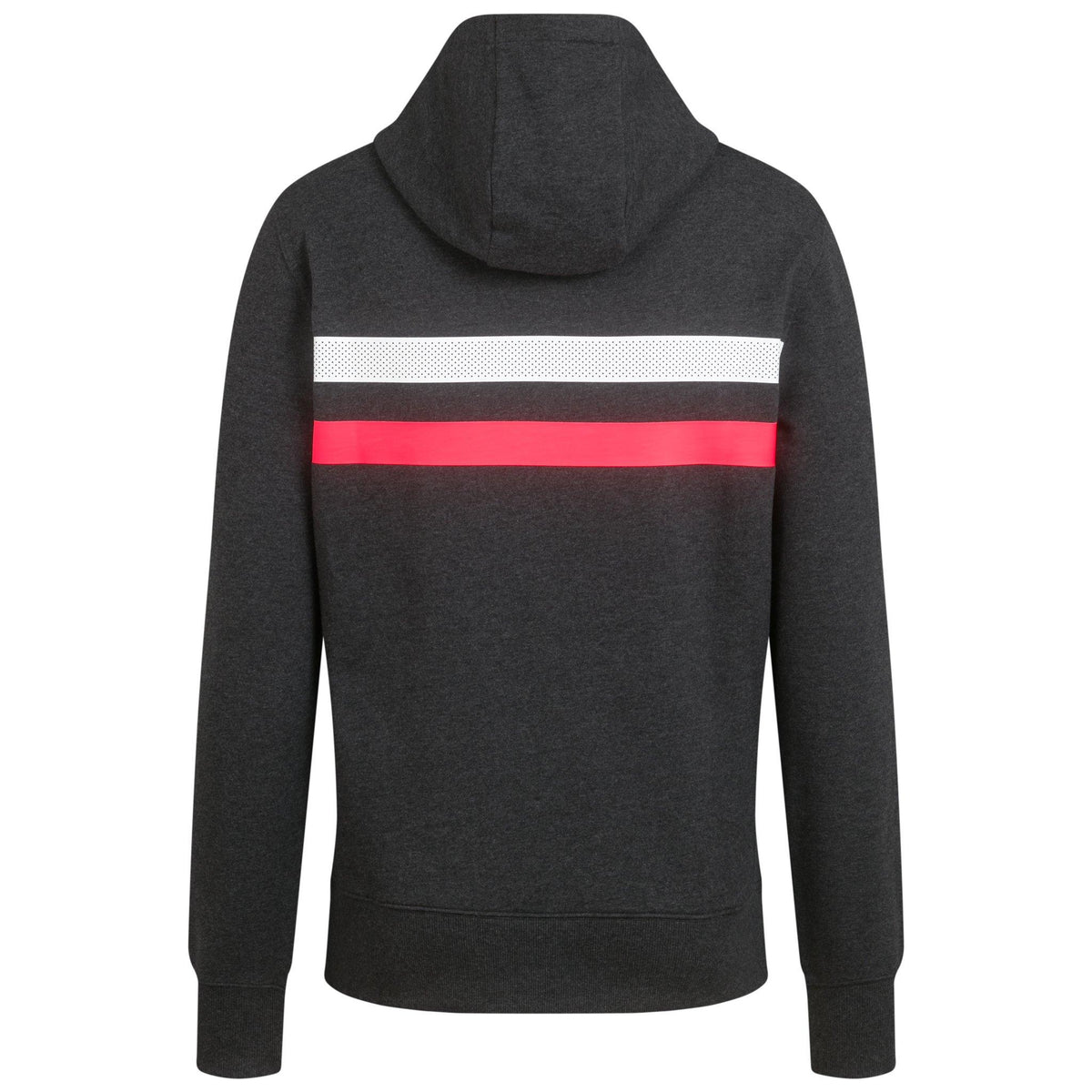 Men's Brevet Hoodie - Grey/White/High-Vis Pink