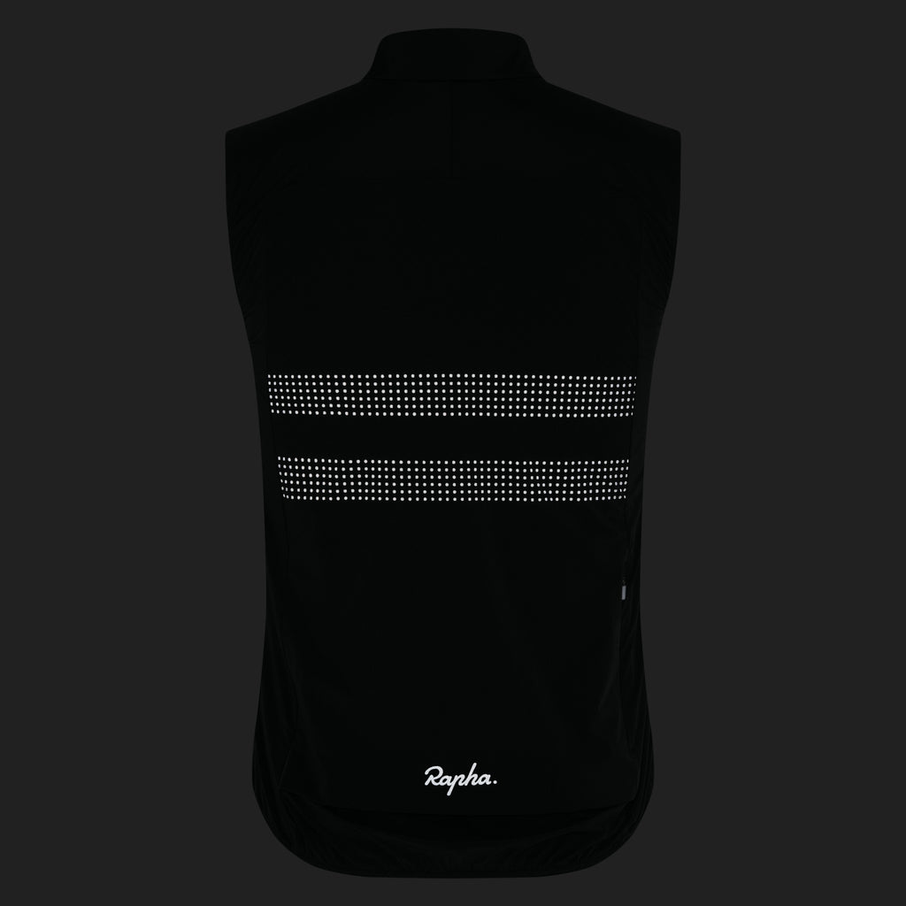 Men's Brevet Lightweight Insulated Gilet - Black/Black